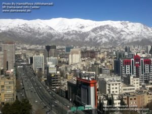 Mount Tochal View from Tehran
